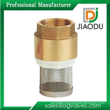 Newest professional brass foot valve with strainer
